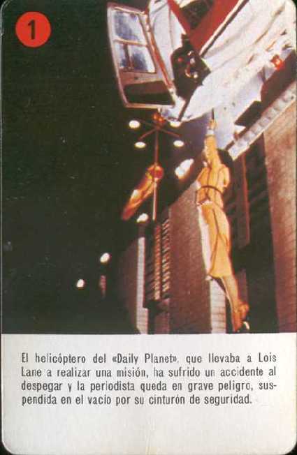 SUPERMAN EL FILM EN NAIPES DE HERACLIO FOURNIER