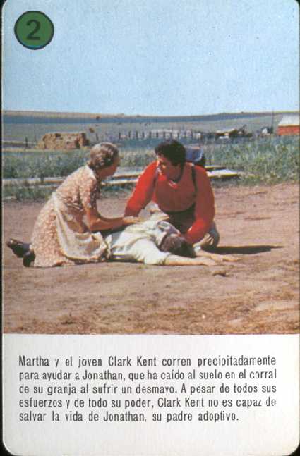 SUPERMAN EL FILM EN NAIPES DE HERACLIO FOURNIER