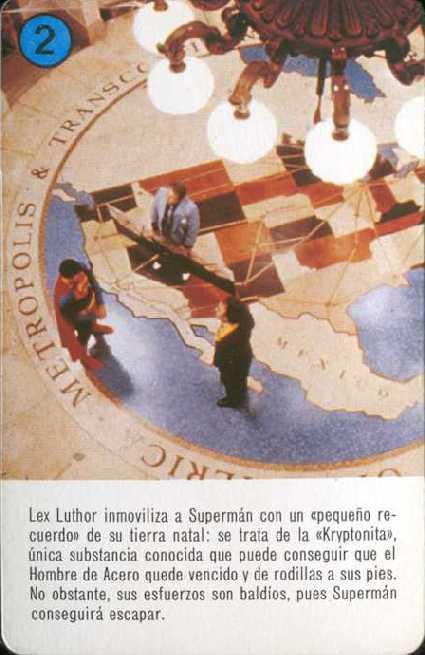 SUPERMAN EL FILM EN NAIPES DE HERACLIO FOURNIER