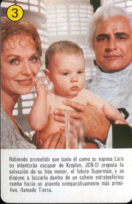 SUPERMAN EL FILM EN NAIPES DE HERACLIO FOURNIER