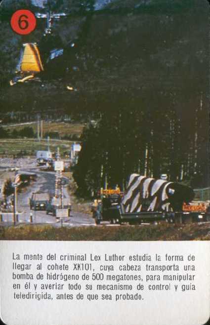 SUPERMAN EL FILM EN NAIPES DE HERACLIO FOURNIER