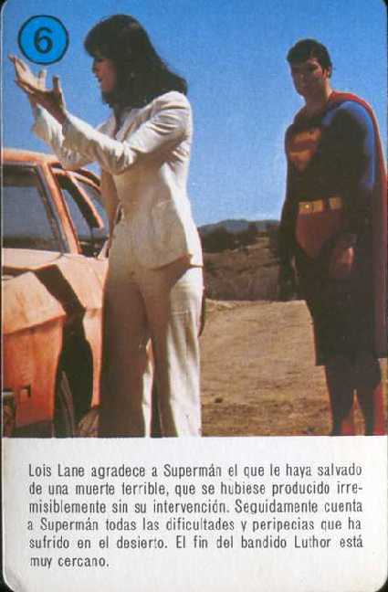 SUPERMAN EL FILM EN NAIPES DE HERACLIO FOURNIER