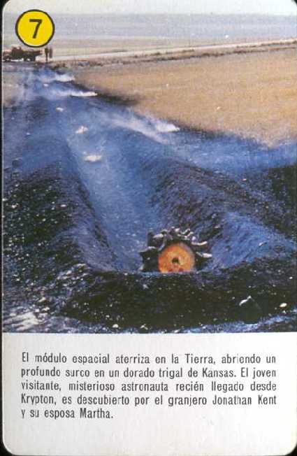 SUPERMAN EL FILM EN NAIPES DE HERACLIO FOURNIER