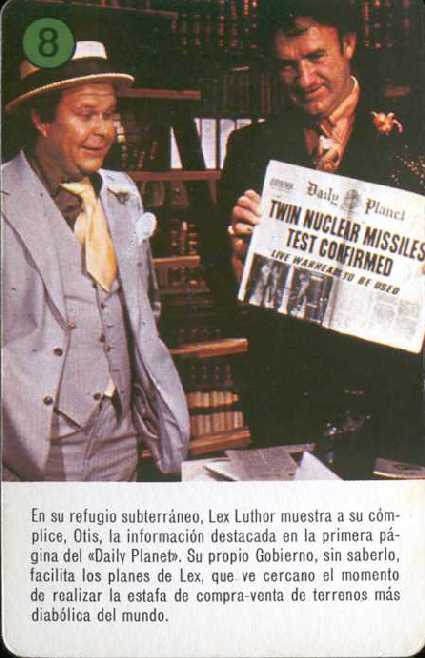 SUPERMAN EL FILM EN NAIPES DE HERACLIO FOURNIER