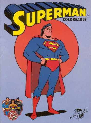 SUPERMAN COLOREABLE