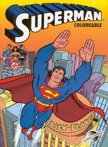 SUPERMAN COLOREABLE