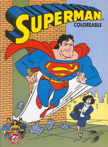 SUPERMAN COLOREABLE
