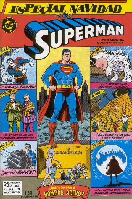 SUPERMAN ZINCO ESPECIAL NAVIDAD NUM.3