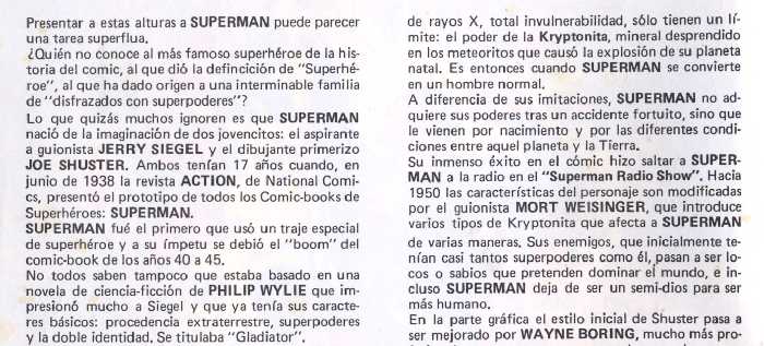 PRESENTACION DE SUPERMAN DE EDICIONES ZINCO